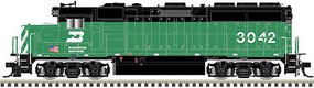 Atlas GP40-2 DCC and Sound Burlington Northern 3042 HO Scale Model Train Diesel Locomotive #10003496