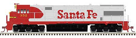 Atlas GE U28CG Santa Fe #357 DCC HO Scale Model Train Diesel Locomotive #10003703