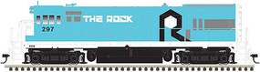 Atlas U33B DCC Ready Rock Island #195 HO Scale Model Train Diesel Locomotive #10003781