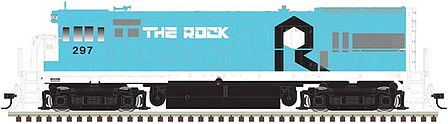 Atlas U33B DCC Ready Rock Island #196 HO Scale Model Train Diesel Locomotive #10003782