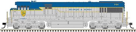 Atlas U30C Phase 1 DCC Ready Delaware & Hudson #701 HO Scale Model Train Diesel Locomotive #10003891