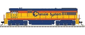 Atlas U30C Chessie System #3301 Phase 1 DCC ready HO Scale Model Train Diesel Locomotive #10003901