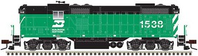 Atlas GP7 DCC Equipped Burlington Northern #1538 HO Scale Model Train Diesel Locomotive #10003963