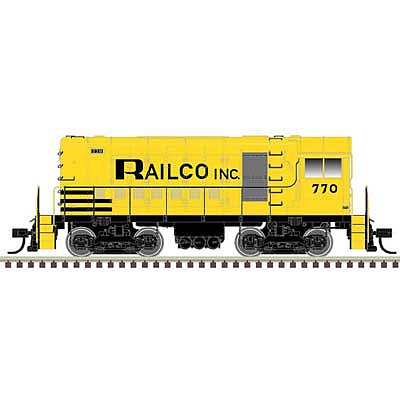 Atlas HH600/660 high hood Railco #770 DCC HO Scale Model Train Diesel Locomotive #10003991