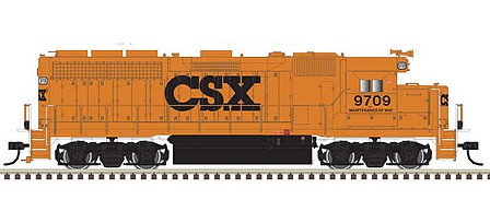 Atlas GP-40 DCC Ready CSX #9709 HO Scale Model Train Diesel Locomotive #10004004