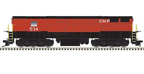 Atlas FM H-24-66 Phase 1A Trainmaster Standard DC Master(R) Silver Chihuahua Pacific #534 (orange, black)