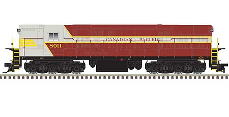 Atlas FM H-24-66 Phase 2 Trainmaster - Standard DC - Master(R) Silver Canadian Pacific #8917 (Late Scheme, gray, maroon, yellow)