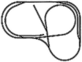 Atlas HO-7- Code 100 The Junior Pretzel (Drop) Atlas HO-7- Code 100 The Junior Pretzel (Drop)