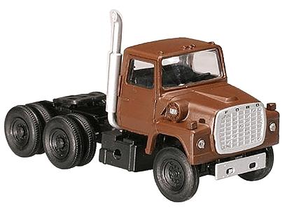 Atlas 1984 Ford(R) 9000 LNT 3-Axle Semi Tractor Brown HO Scale Model Railroad Roadway Vehicle #1230