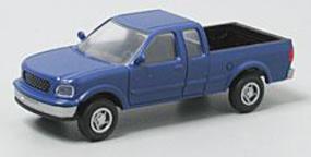 American Truck Ford F-150 Pickup Truck w/Standard Sides Moonlight Blue - HO-Scale
