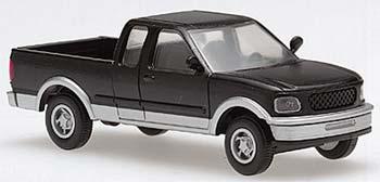 Atlas Ford 97 F-150 Pickup Two-Tone Black and Silver HO Scale Model Railroad Vehicle #1250