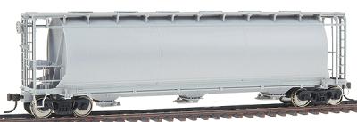 Atlas ACF(R) 6-Bay Cylindrical Hopper Undecorated HO Scale Model Train Feight Car #1930