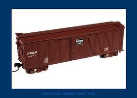 Atlas AAR Post-War Boxcar w/6' Door Undecorated HO Scale Model Train Feight Car #20001384