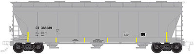 Atlas ACF 4650 3-Bay Centerflow Covered Hopper Canadian HO Scale Model Train Freight Car #20001419