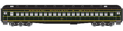 Atlas Heavyweight Single-Window Coach SP&S HO Scale Model Train Passenger Car #20001706