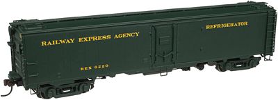 Atlas ACF/REA Steel Express Reefer Railway Express Agency HO Scale Model Train Freight Car #20001963