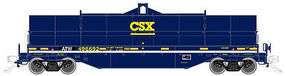Atlas 42' Coil Steel Car Atlantic & Western HO Scale Model Train Freight Car #20002544 Atlas 42' Coil Steel Car Atlantic & Western HO Scale Model Train Freight Car #20002544
