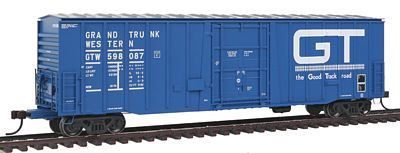 Atlas 5182 Plug-Door Boxcar Grand Trunk Western - HO Scale Model Train Freight Car #20002683