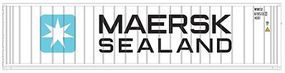Atlas 40' Reefer Container 3-Pack Maersk Sealand Set #1 HO Scale Model Train Freight Car #20002691