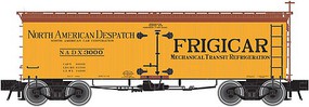 Atlas 36' Wood Reefer w/Truss Rods Frigicar NADX #3000 HO Scale Model Train Freight Car #20002703 Atlas 36' Wood Reefer w/Truss Rods Frigicar NADX #3000 HO Scale Model Train Freight Car #20002703