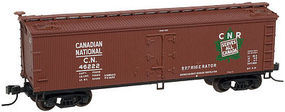 Atlas 40' Wood Reefer Canadian National 46222 HO Scale Model Train Freight Car #20002715 Atlas 40' Wood Reefer Canadian National 46222 HO Scale Model Train Freight Car #20002715