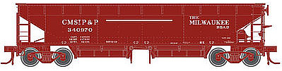 Atlas 70-Ton Hart Ballast Car Milwaukee Road #340931 HO Scale Model Train Freight Car #20002827
