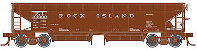 Atlas 70-Ton Hart Ballast Car Rock Island #101024 HO Scale Model Train Freight Car #20002829