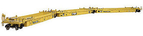 Thrall 53' 3-Unit Articulated Well Car TTX #728523 HO Scale Model Train Freight Car #20002844