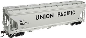 4650 3-Bay Centerflow Covered Hopper Union Pacific HO Scale Model Train Freight Car #20002861