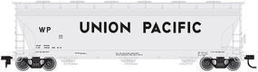 Atlas 4650 3-Bay Centerflow Covered Hopper Union Pacific HO Scale Model Train Freight Car #20002862 Atlas 4650 3-Bay Centerflow Covered Hopper Union Pacific HO Scale Model Train Freight Car #20002862