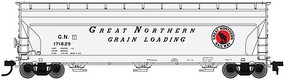 4650 3-Bay Centerflow Covered Hopper GN HO Scale Model Train Freight Car #20002865