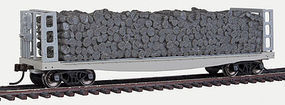 Pulpwood Flat Open Undecorated HO Scale Model Train Freight Car #20002869