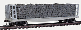 Pulpwood Flat Closed Undecorated HO Scale Model Train Freight Car #20002870