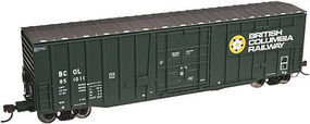 Atlas 50' NSC Plug Door Boxcar BC Railway 851015 HO Scale Model Train Freight Car #20002900 Atlas 50' NSC Plug Door Boxcar BC Railway 851015 HO Scale Model Train Freight Car #20002900
