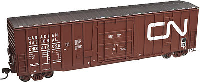 Atlas 50 Plug Door Boxcar Canadian National HO Scale Model Train Freight Car #20002902