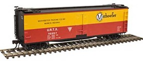 Atlas 40' Wood Reefer Undecorated HO Scale Model Train Freight Car #20003086
