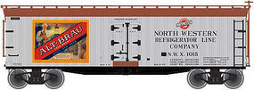 40' Wood Reefer Alt-Brau Beer NWX #1037 HO Scale Model Train Freight Car #20003088