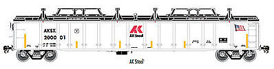 Atlas Gondola with Cover AK Stl #200027 HO Scale Model Train Freight Car #20003242