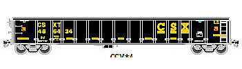 Atlas Gondola No Cover CSX #486491 HO Scale Model Train Freight Car #20003255