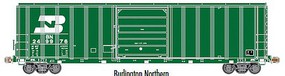 Atlas FMC Single Door Boxcar Burlington Northern #250052 HO Scale Model Train Freight Car #20003326 Atlas FMC Single Door Boxcar Burlington Northern #250052 HO Scale Model Train Freight Car #20003326