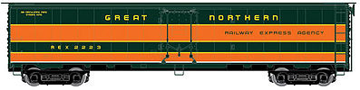 Atlas Steel Express Reefer Great Northern REX #2222 HO Scale Model Train Freight Car #20003399