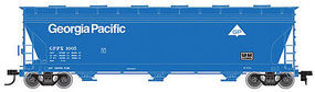 Atlas 4650 Covered Hopper GPSX #1004 HO Scale Model Train Freight Car #20003462 Atlas 4650 Covered Hopper GPSX #1004 HO Scale Model Train Freight Car #20003462