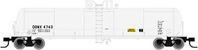 20,700 gallon Tank Car DOWX #4747 HO Scale Model Train Freight Car #20003511