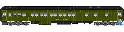 Atlas Heavyweight Pullman 10-1-1 Sleeper CB&QC Lake HO Scale Model Railroad Passenger Car #20003616