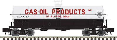 Atlas 11,000 gallon Tank Car Gas-Oil Products #202 HO Scale Model Train Freight Car #20003735