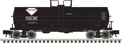 Atlas 11,000-Gallon Tank Car Gem Automatic Gas Co. #207 HO Scale Model Train Freight Car #20003740