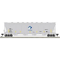 Covered Hopper ADM #50065 HO Scale Model Train Freight Car #20003758