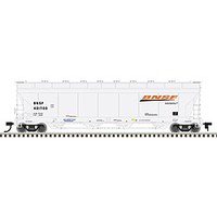 Atlas Covered Hopper BNSF #401735 HO Scale Model Train Freight Car #20003761 Atlas Covered Hopper BNSF #401735 HO Scale Model Train Freight Car #20003761