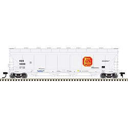 Atlas Covered Hopper Kansas City Southern #5012 HO Scale Model Train Freight Car #20003773