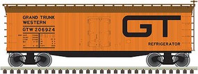 Atlas 40' Wood Reefer Grand Trunk Western #206924 HO Scale Model Train Freight Car #20003807